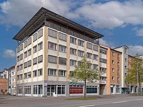 Außenansicht der Interhyp Geschäftsstelle Ingolstadt, Münchener Straße 23