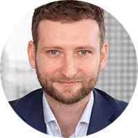 Porträt von Cédric Fuchs, Leiter Interhyp Niederlassung München