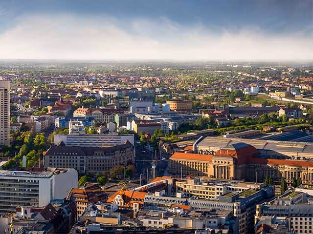 Luftaufnahme Leipzig