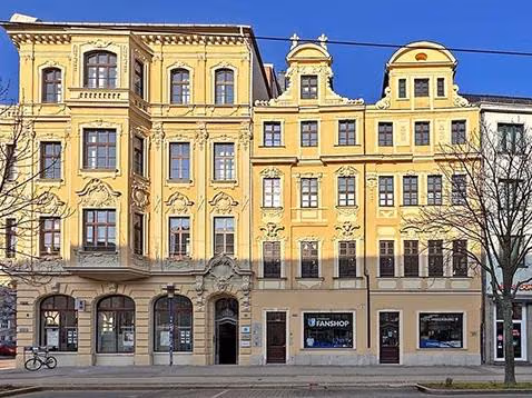 Außenansicht der Interhyp Geschäftsstelle Magdeburg, Breiter Weg 178/179