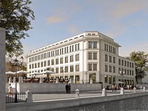 Außenansicht der Interhyp Geschäftsstelle Potsdam, Otto-Braun-Platz 1
