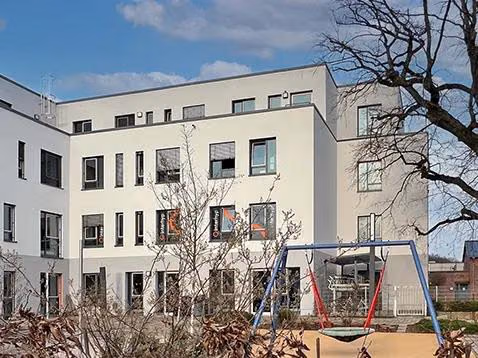 Außenansicht der Interhyp Geschäftsstelle Hanau, Sophie-Scholl-Platz 1b