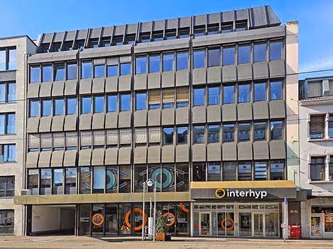 Außenansicht der Interhyp Niederlassung Karlsruhe, Karlstraße 22-24