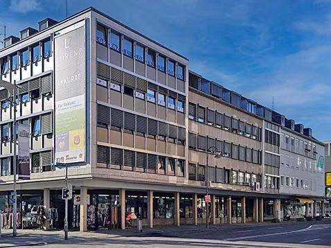 Außenansicht der Interhyp Geschäftsstelle Koblenz, Friedrich-Ebert-Ring 27