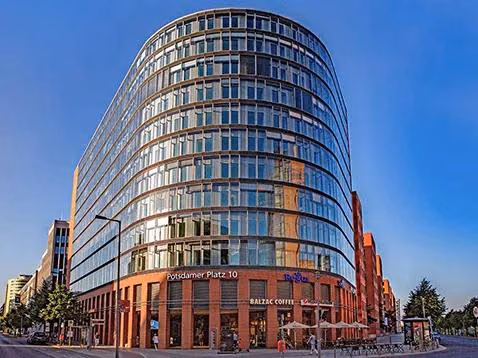 Außenansicht der Interhyp Niederlassung Berlin, Potsdamer Platz 10