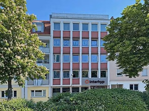 Außenansicht der Interhyp Geschäftsstelle Bayreuth, Mainstraße 6