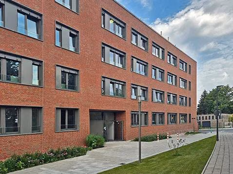 Außenansicht der Interhyp Geschäftsstelle Münster, Essexweg 34