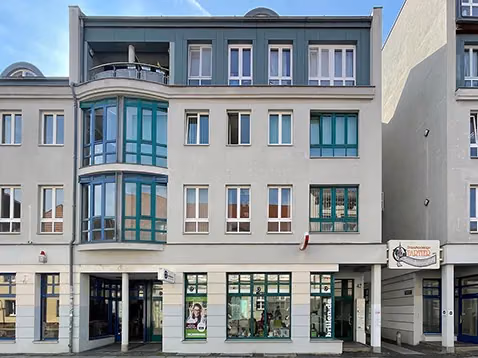 Außenansicht der Interhyp Geschäftsstelle Cottbus, Neustädter Straße 12