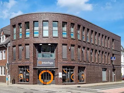 Außenansicht der Interhyp Geschäftsstelle Elmshorn, Schulstraße 52
