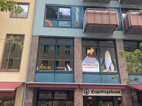 Außenansicht der Interhyp Geschäftsstelle Chemnitz, Innere Klosterstraße 4