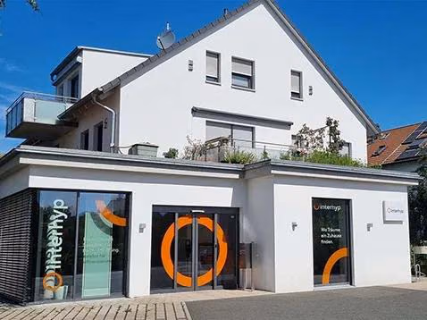 Außenansicht der Interhyp Geschäftsstelle Erlangen, Heuweg 10