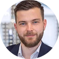 Porträt von Marc Aßmann, Leiter Interhyp Niederlassung Frankfurt