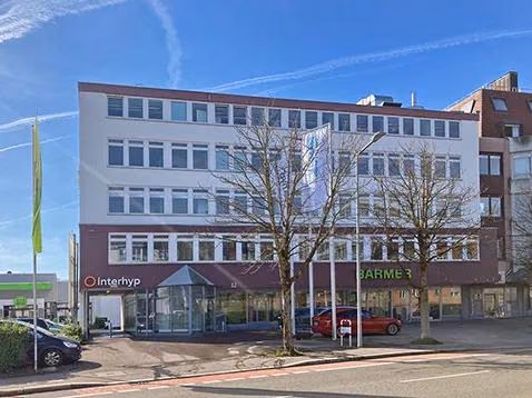 Außenansicht der Interhyp Geschäftsstelle Göppingen, Poststraße 12