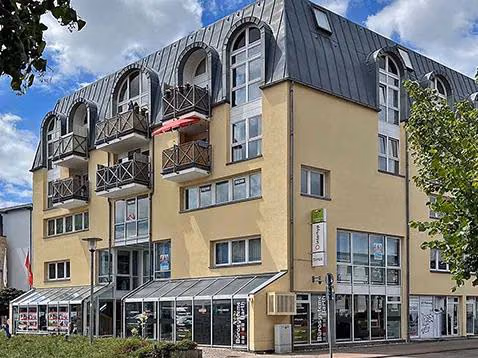 Außenansicht der Interhyp Geschäftsstelle Wittenberg, Dobschützstraße 1