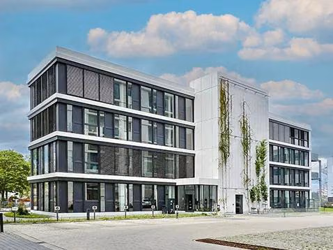 Außenansicht der Interhyp Geschäftsstelle Freiburg, Zollhallenstraße 7