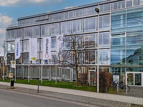 Außenansicht der Interhyp Niederlassung Bonn, Joseph-Schumpeter-Allee 1